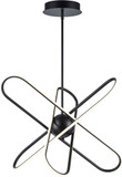 Trans Globe MDN-1587 BK Nightingale Contemporary Black LED 29.5" Pendant Lighting