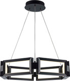 Trans Globe MDN-1588 BK Mythos Modern Black LED 25" Pendant Lamp