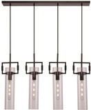 Trans Globe PND-2156-BK Modern Black Multi Pendant Lamp