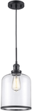 Trans Globe PND-2184 BK Dorina Black 8" Mini Pendant Lighting Fixture