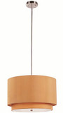 Trans Globe PND-802-MST Schiffer Brushed Nickel 18" Drum Drop Lighting