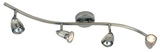 Trans Globe W-466 BN Stingray Brushed Nickel Track Lighting Fixture