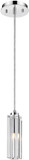 Trend A800026-1-S Solo Crystal Polished Chrome 1.5" Mini Pendant Light