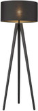 Trend TF70070BK Tourer Modern Matte Black Floor Lamp