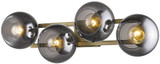 Trend TW40038AB Lunette Modern Aged Brass Lighting For Bathroom