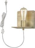 Trend TW40070AB Arris Contemporary Aged Brass Wall Lighting Fixture