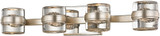 Troy B5694-SL Splash Modern Silver Leaf LED 4-Light Vanity Lighting