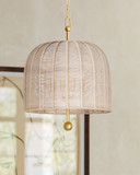 Troy F1615-VGL Lonnie Contemporary Vintage Gold Leaf Ceiling Light Pendant