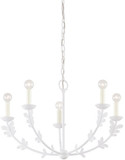 Troy F4428-GSW Florian Contemporary Gesso White Chandelier Lighting