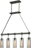 Troy F5915 Union Square Contemporary Graphite Kitchen Island Lighting