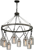 Troy F5998-GRA/PN Citizen Modern Graphite And Polished Nickel Chandelier Light