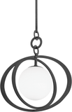 Troy F7922-BI Olancha Modern Black Iron 22" Pendant Lighting Fixture