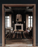 Troy F9822-TBK Ramon Modern Textured Black 22" Entryway Light Fixture