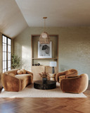 Troy PTL1129-PBR/CHB Coronado Contemporary Patina Brass / Ceramic Ash Black Table Top Lamp