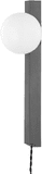 Troy PTL4219-GRA Brisbane Modern Graphite Wall Sconce Light