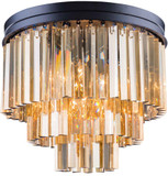 Urban Classic 1201F20MB-GT-RC Sydney Matte Black 20" Ceiling Lighting