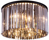 Urban Classic 1208F26MB-SS-RC Sydney Matte Black 26" Overhead Light Fixture