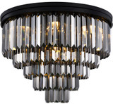 Urban Classic 1231F32MB-SS-RC Sydney Matte Black 32" Overhead Lighting