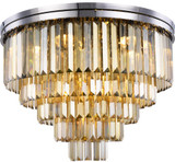 Urban Classic 1231F32PN-GT-RC Sydney Polished Nickel 32" Flush Mount Light Fixture