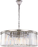 Urban Classic 1238G43PN-RC Sydney Polished Nickel 43.5" Drum Pendant Light Fixture