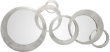 Uttermost 09303 Odiana Contemporary Silver Rings Modern Wall Mirror