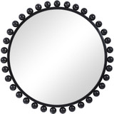 Uttermost 09694 Cyra Modern Distressed Black Mirror