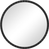 Uttermost 09702 Dandridge Matte Black Mirror