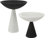 Uttermost 18012 Antithesis Modern Marble Decorative Bowls