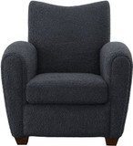 Uttermost 23759 Teddy Modern Slate Gray Slate Accent Chair