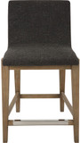 Uttermost 23822 Klemens Modern Light Walnut Counter Stool