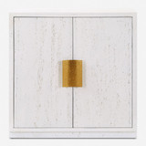 Uttermost 24825 Emma Modern Light Oak Veneer Cabinet