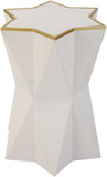 Uttermost 25200 Capella Contemporary White Accent Table