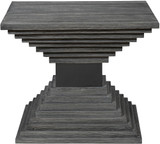 Uttermost 25288 Andes Contemporary Medium Gray Wooden Geometric Accent Table
