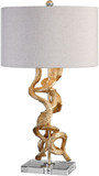 Uttermost 27113-1 Twisted Vines Gold Table Lamp