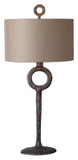 Uttermost 27663 Ferro Cast Iron 16" Wide Table Lamp Lighting