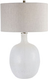 Uttermost 28469-1 Whiteout Mottled Aged White Lighting Table Lamp