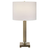 Uttermost 30014-1 Duomo Contemporary Antique Brass Table Lamp