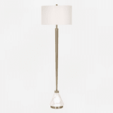 Uttermost 30515 Curran Modern Plated Brass Floor Lighting