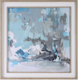 Uttermost 32267 Misty Moonlight Modern Pine Wood Abstract Framed Print