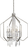 Varaluz 270P07TR Barcelona Transcend Silver 26" Pendant Light Fixture