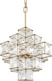 Varaluz 329C06CG Cubic Calypso Gold Drop Ceiling Lighting