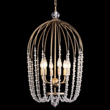 Varaluz 343F06HG Voliere Modern Havana Gold 17" Foyer Lighting