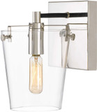 Varaluz 351B01BLPN Arlo Contemporary Polished Nickel 30" Wall Lighting