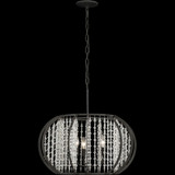 Varaluz 367P03CB Caesar Contemporary Carbon 24" Hanging Light