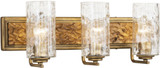 Varaluz 371B03HGC Hammer Time Contemporary Havana Gold / Cinnamon 3-Light Bath Lighting Sconce