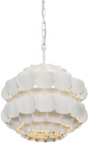Varaluz 382P01MW Swoon Contemporary Matte White 16" Lighting Pendant