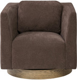 Varaluz 509CH30B Fullerton Contemporary Harvest Oak / Chocolate Accent Chair