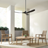 Visual Comfort Fan 3MGMR60MBK-V2 Maverick Coastal 60 Contemporary Midnight Black 60" Home Ceiling Fan