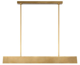 Visual Comfort Modern KWLS34927NB Pench Contemporary Natural Brass LED Kitchen Island Light