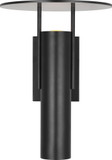 Visual Comfort Modern KWOWS60927OB Ronan Modern Outdoor Black LED Outdoor Wall Lighting Fixture